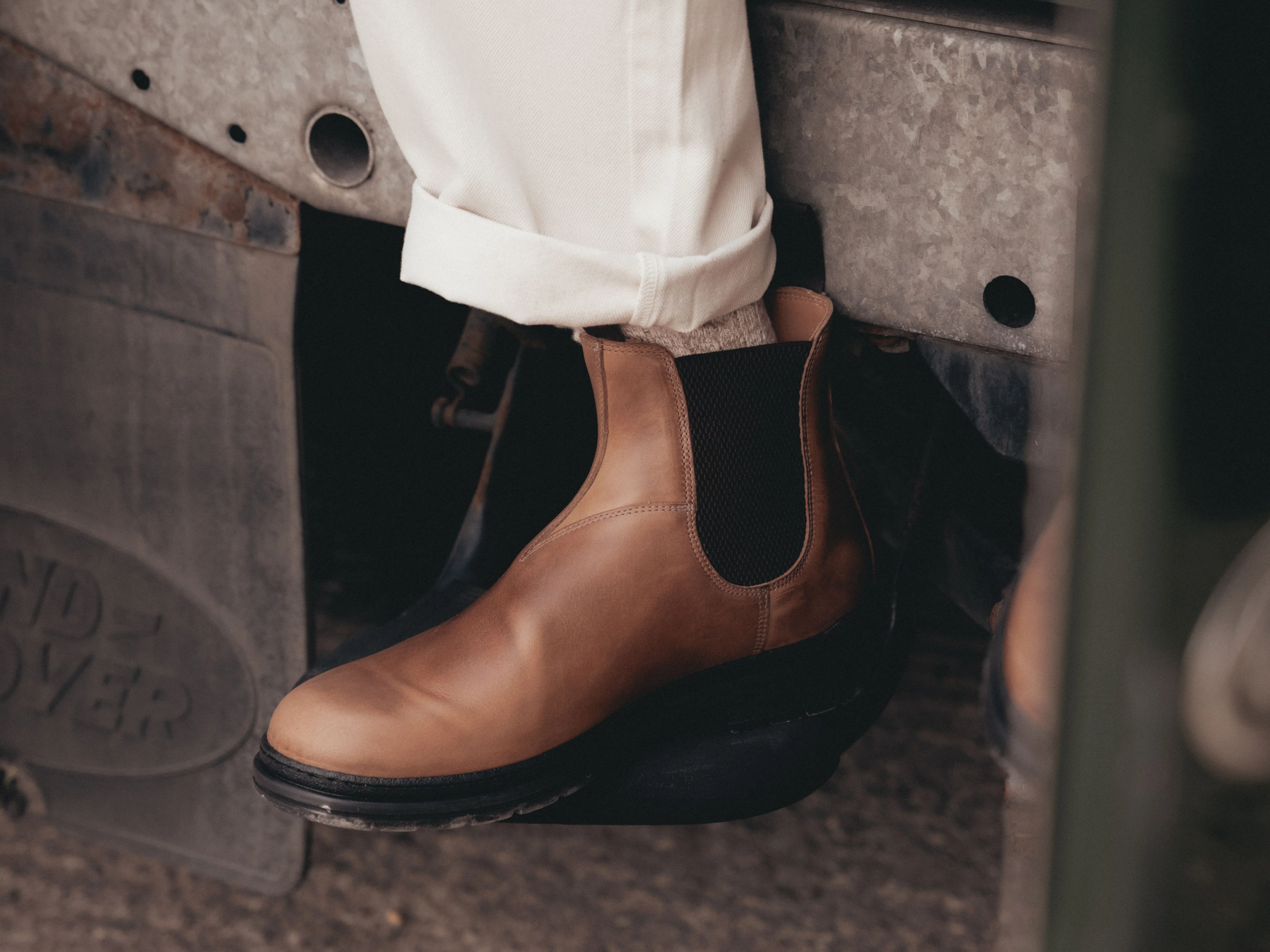 BASLOW Chelsea Boot - Horween Chromexcel Natural Leather - Image 9